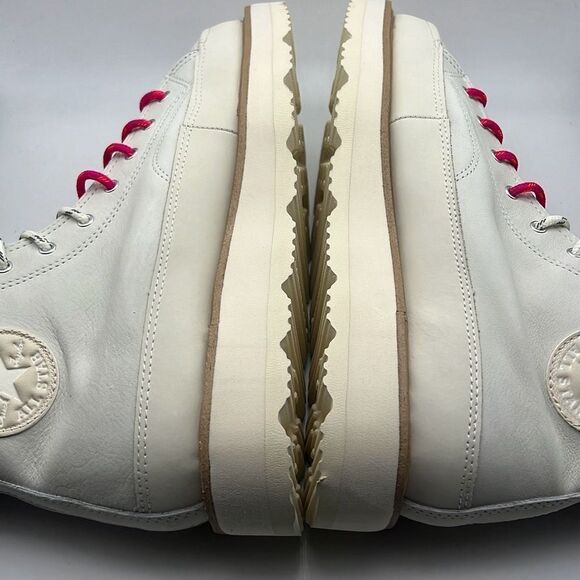 Converse Chuck Taylor Crafted Boot Hi Egret/Ivory/Pink 173212C M 8.5 | W 10- NWB - Picture 9 of 13